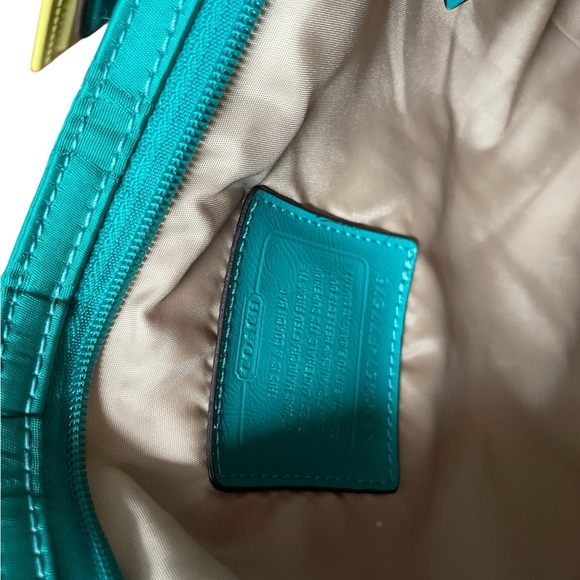 Coach Green and Blue Women's Bag - Picture 8 of 10